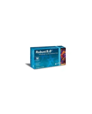 Aurelia Robust 9 Newton Strong Blue Nitrile Gloves