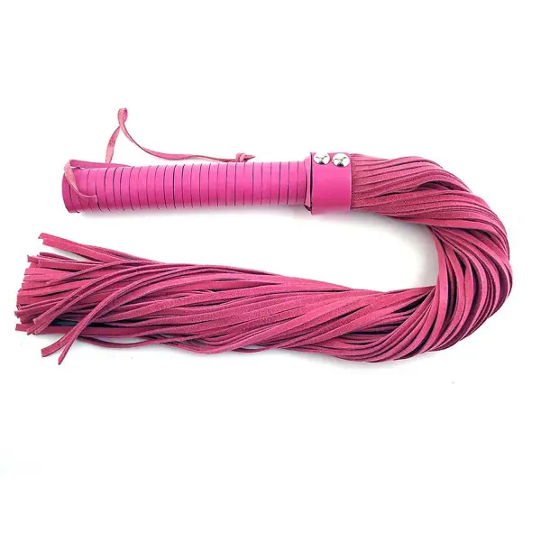 Suede Flogger Leather Handle