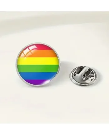 Pride Round Pin Badge