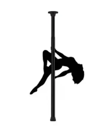 Ouch Black Dance Pole