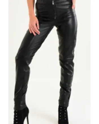 Ladies Fine Leather Skinny Leggings Made To Measure