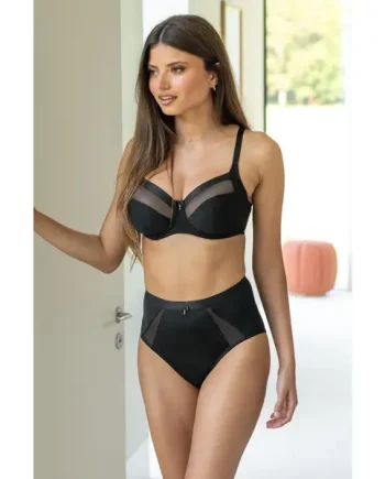 Viva Luxe High Waist Light Control Brief - Black
