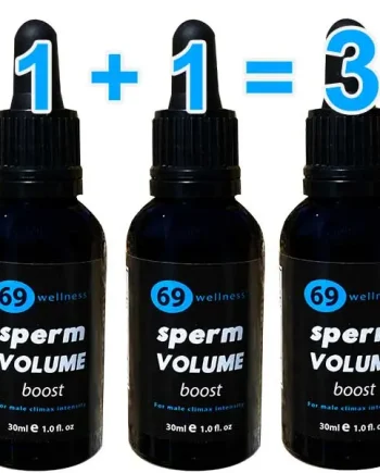 Increase Your Sperm Volume with 1+1=3 Drops - 30ml Each
