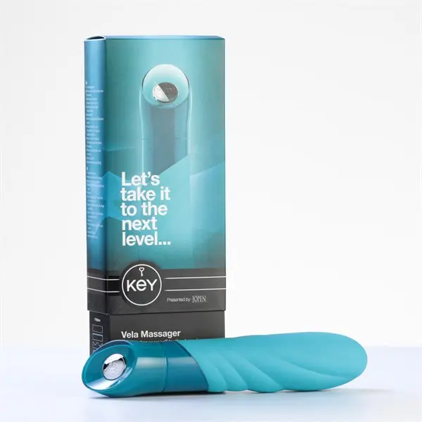 Key by Jopen Vela Massager – Robin Egg Blue
