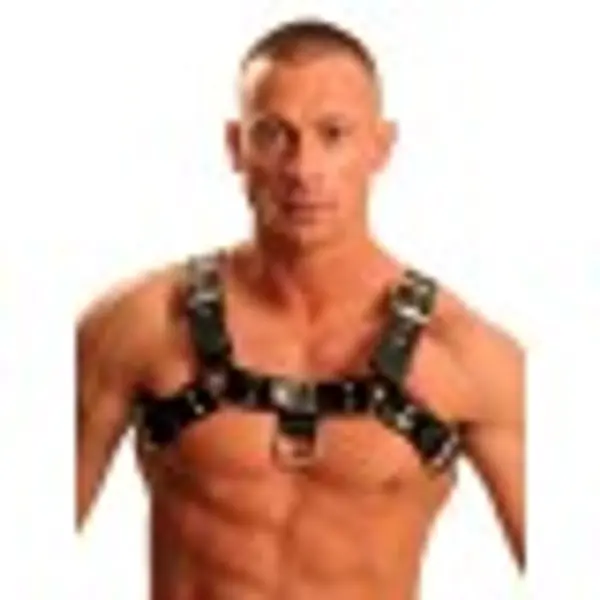Fist Leather Chest Harness • Black