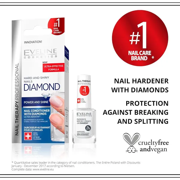 Eveline – Diamond Hardening Conditioner With Diamonds 12ml