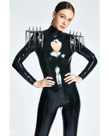 Latex The Heart Heroine Catsuit
