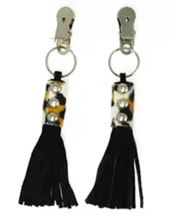 Nipple Clamps With Animal Print