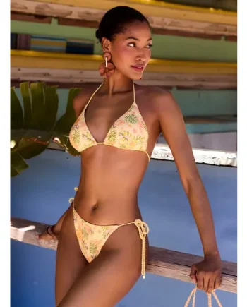 Florita triangle bikini top
