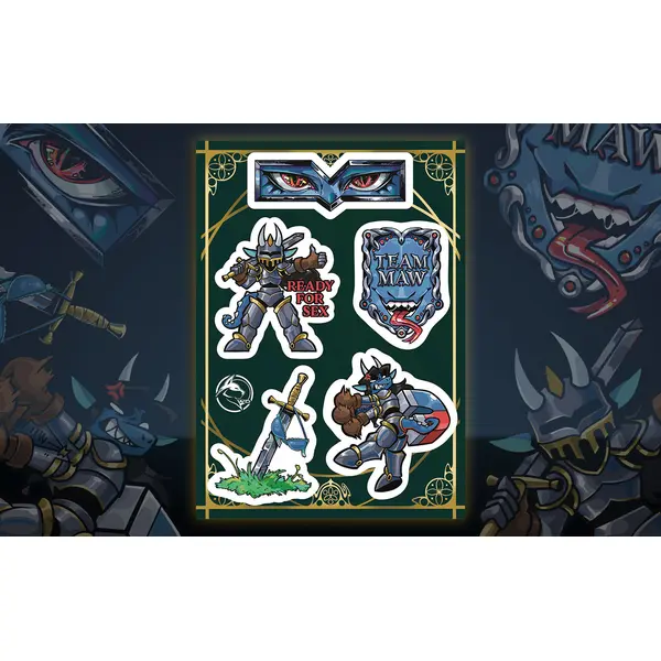 Sapphire Sticker Sheet