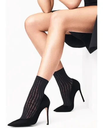 Wolford Stripes Ankle Highs