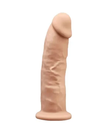SilexD 7 inch Realistic Vibrating Silicone Dual Density Dildo with Suction Cup