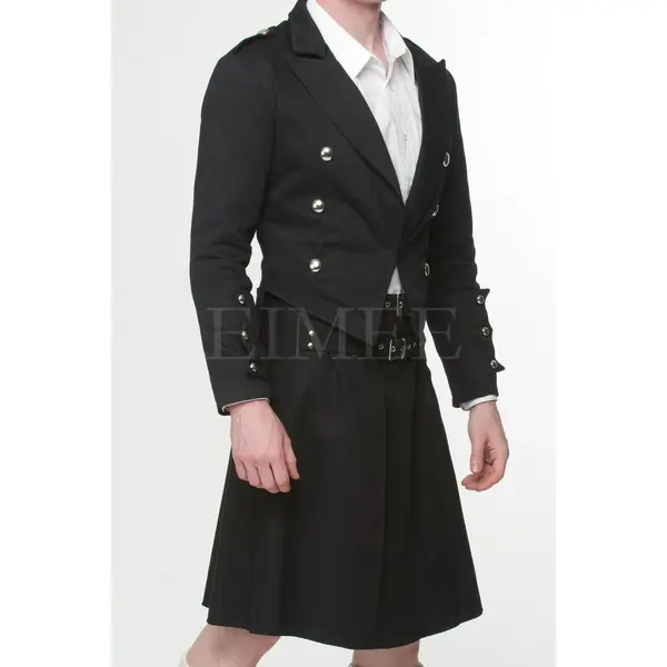 Men's Black Cotton Jacket