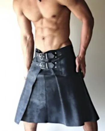Leather Kilt 3 Wrap Around