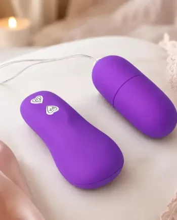 Luxury Remote-Control Vibrating Egg - Purple