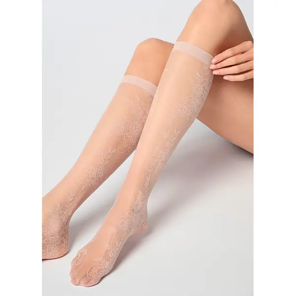 Oroblu Sexy Nonchalance Lacelike Knee Highs