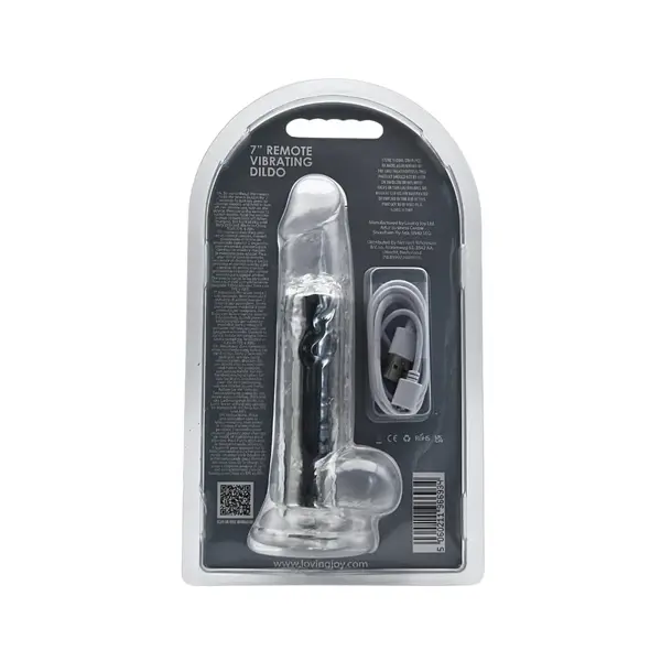 Loving Joy 7 Inch Remote Vibrating Dildo