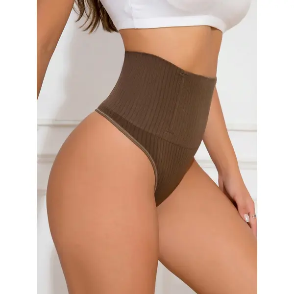 Plain High Waisted Shapewear Bottom