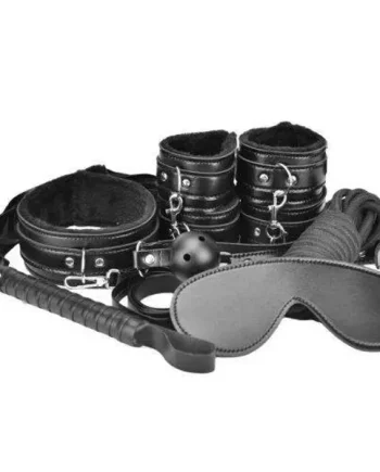 Loving Joy Beginner’s Bondage Kit Black (8 Piece)