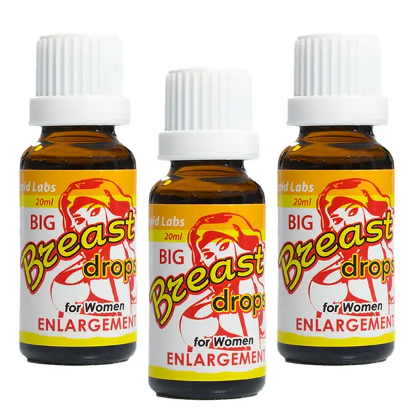 3 x Big Breast Oral drops