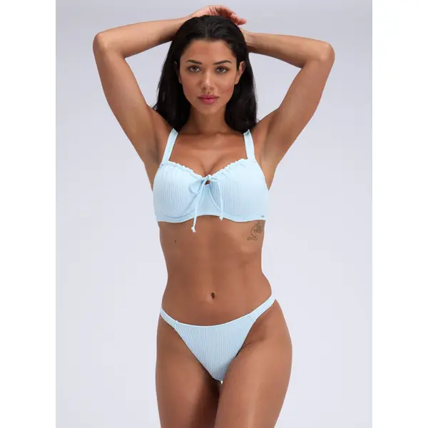 Amalfi crinkle brazilian bikini bottoms