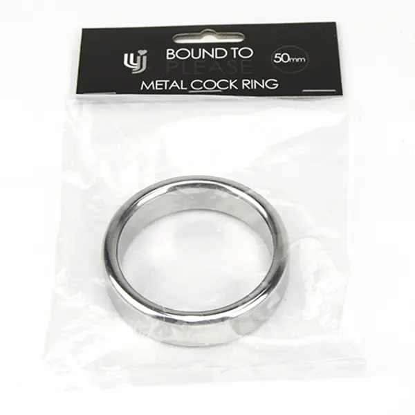 Bound to Please Metal Cock and Ball Ring – 50mm