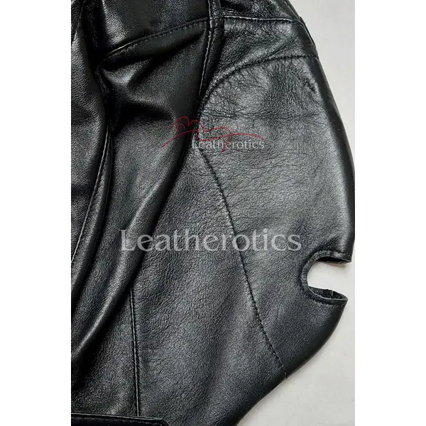 Bondage Soft Leather Hood M4