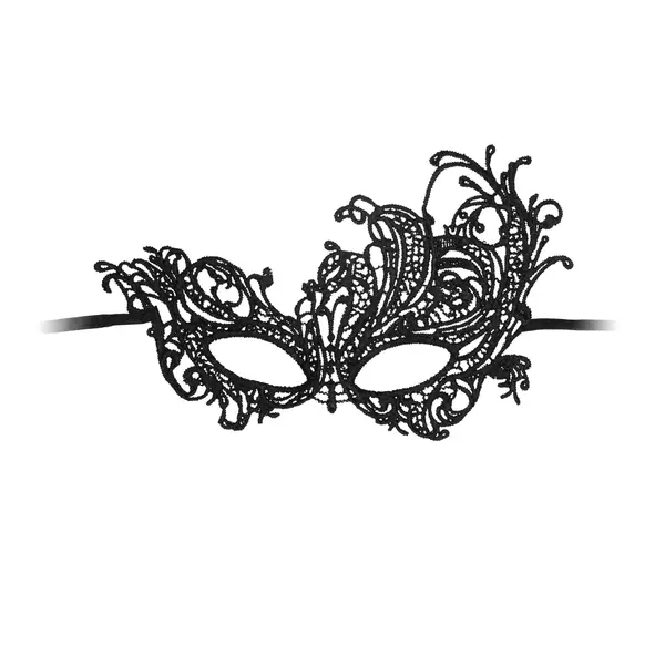 Royal Black Lace Mask (Ouch)