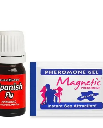 Ignite Your Passion and Seduction with Spanish Fly Cupid Desire-Enhancing Drops and Pheromone Body Gel Sachet