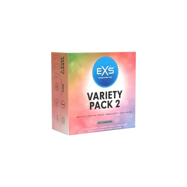 EXS boxed Variety Pack 2 condoms 48