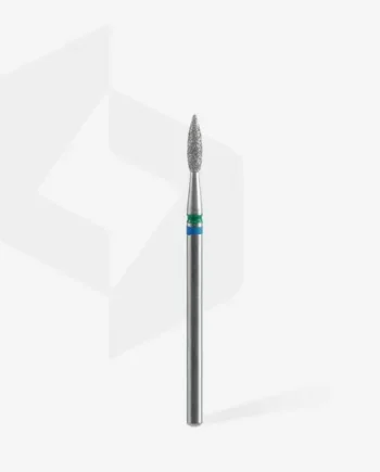Staleks Diamond Nail Drill Bit FLAME DUO green/blue 2.1mm