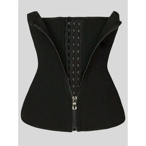 Corset Body Shaper With Buckles And Zipper