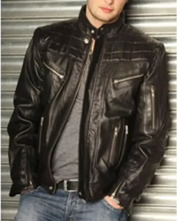 Men's Leather Fashion Jacket Goat Skin Soft Supple