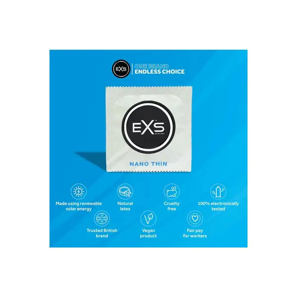 EXS Boxed Nano thin condoms 12