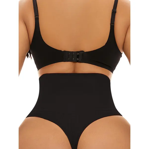 Plain High Waisted Shapewear Bottom