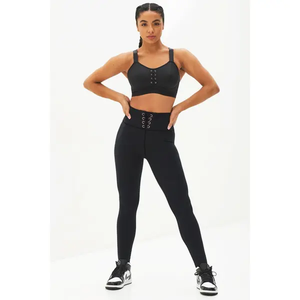 Energy Eyelet Legging - Black