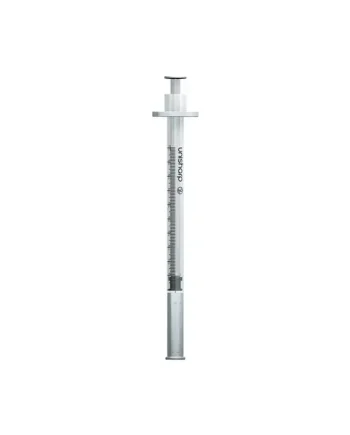 Unisharp 1ml 29G Fixed Needle Syringe: White (12mm Needle)