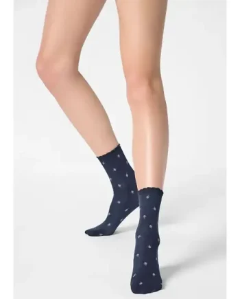 Oroblu Floral Roses Ankle High