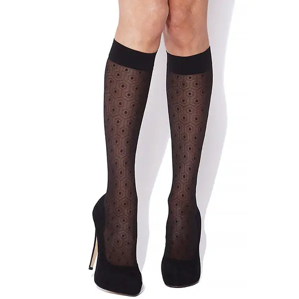 Charnos Fashion Patterned Knee Highs 2PP