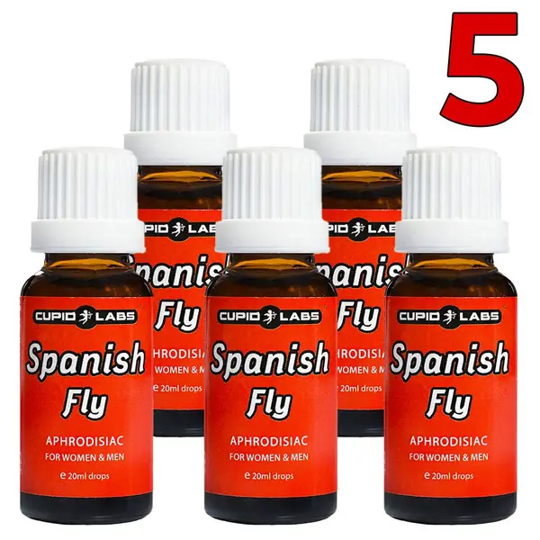 5 x Spanish Fly 5x20ml - Desire-Enhancing Drops