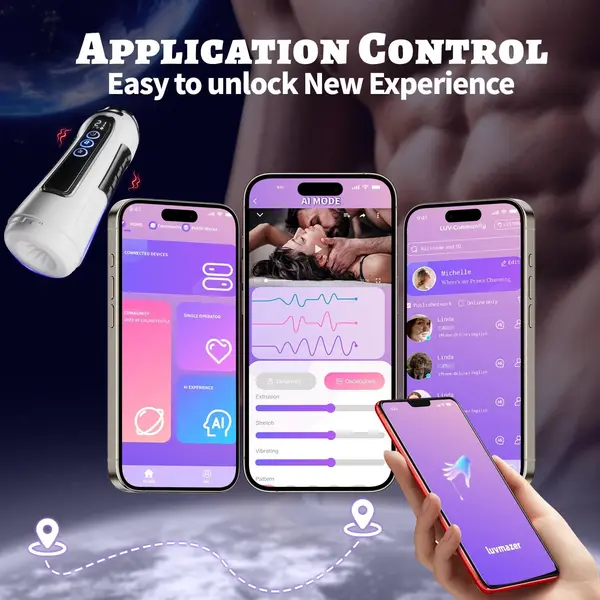 Multi-function Automatic Male Masturbators with APP Control