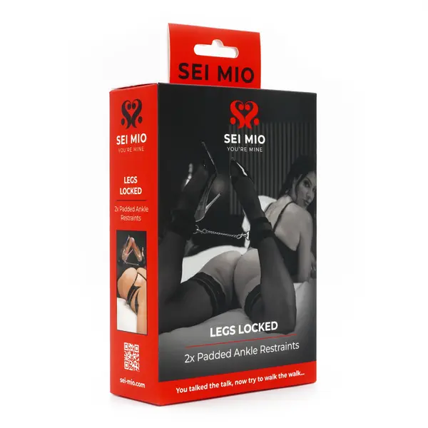 SEI MIO – Legs Locked – Padded Ankle Restraints