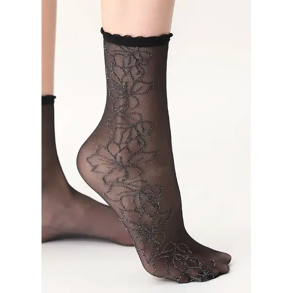 Oroblu Bright Details Sheer Ankle Highs