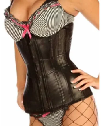 1809 Underbust Real Leather Corset For Long Torso