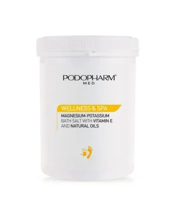 Podopharm – Professional Wellness & Spa Magnesium-Potassium Bath Salt with Vitamin E & Natural Oils 1400g