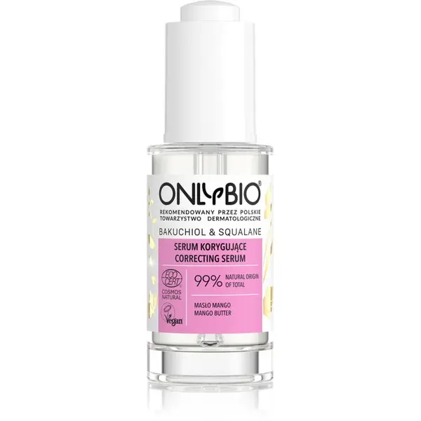 OnlyBio Bakuchiol & Squalane CORRECTING SERUM for Tired & Gray Skin 30ml