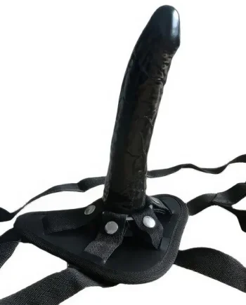 Black Harness Dildo