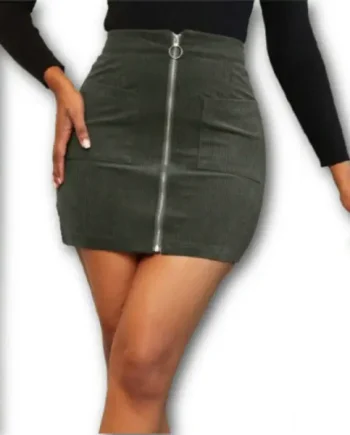 Corduroy Bodycon Skirt