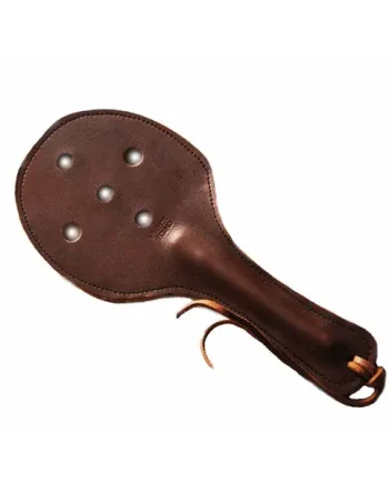 Spanking Paddle Leather Sorority With Pressure Relief Holes