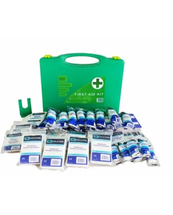 HSE Compliant 50 Person Premium First Aid Kit With Wall Bracket (QF1151)